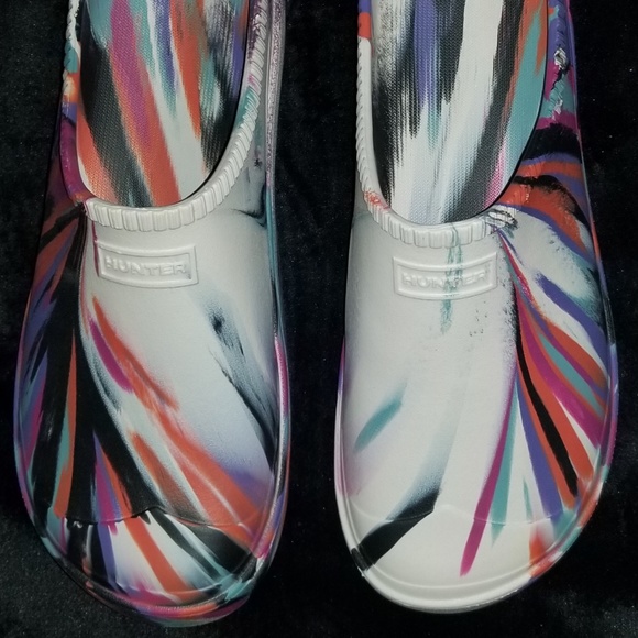 Hunter Shoes - Unisex Hunter Algae Marble Foam Clogs Sz 10 new without box